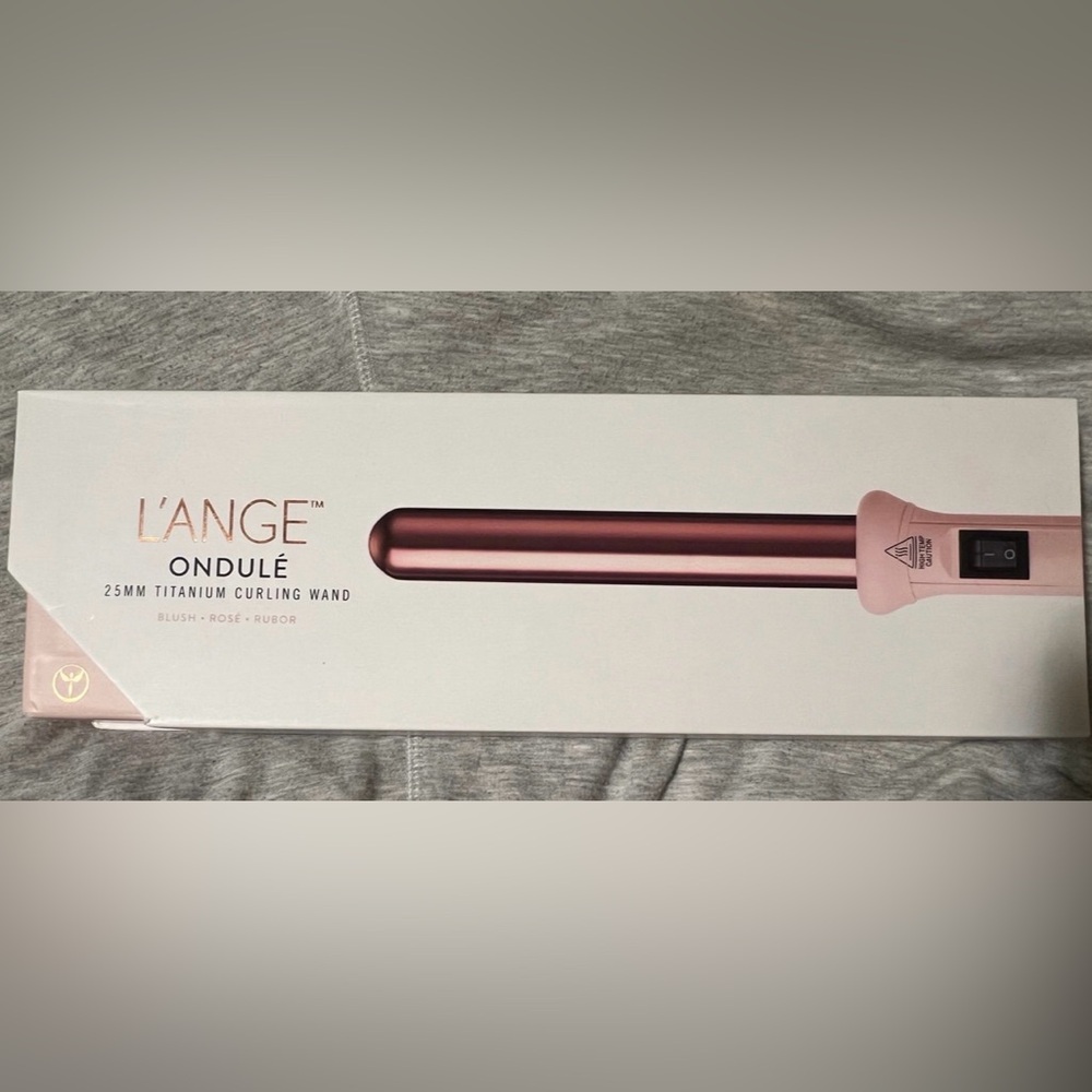 L’ange ondule 25 mm titanium curling wand NEW